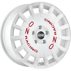 OZ RALLY RACING Race White + Red Lettering